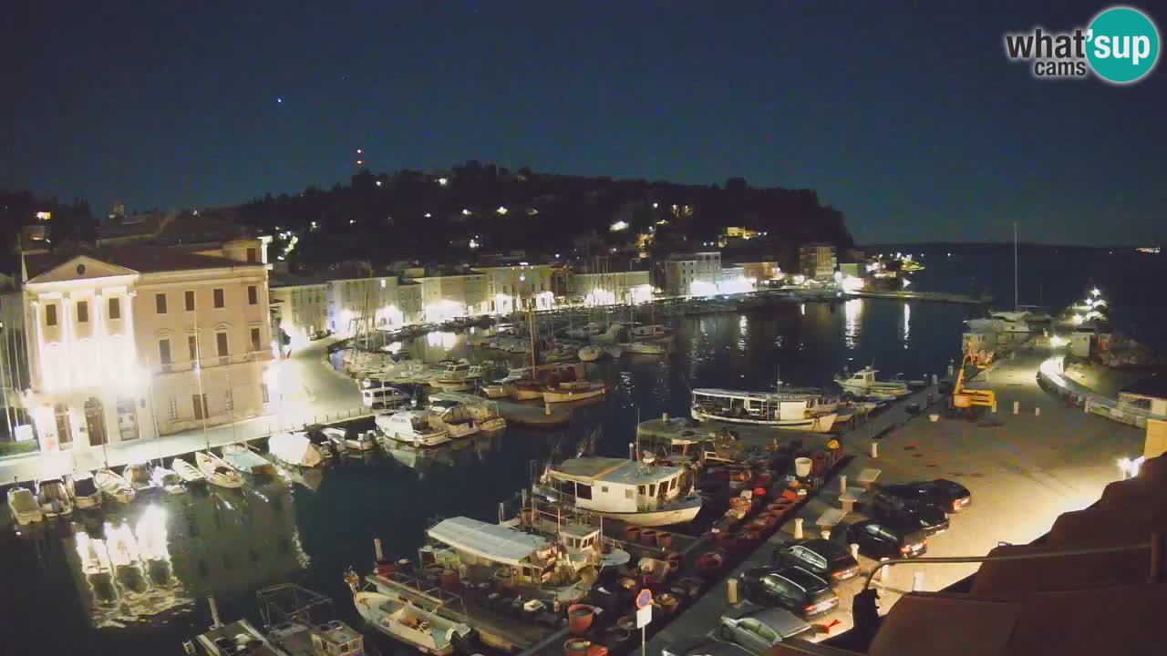 Live-Webcam aus Piran “Mandrač” – Erstaunliche Live-Ansicht von Villa Piranesi