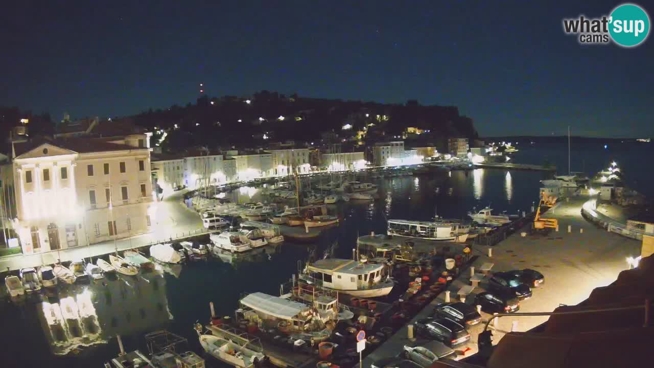 Live webcam da Pirano “Mandrač” – Splendida vista live da Villa Piranesi