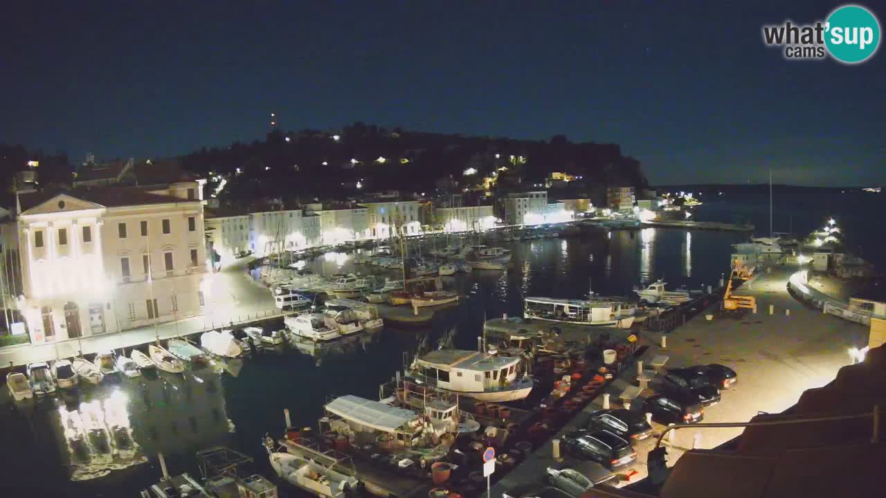 Live webcam da Pirano “Mandrač” – Splendida vista live da Villa Piranesi
