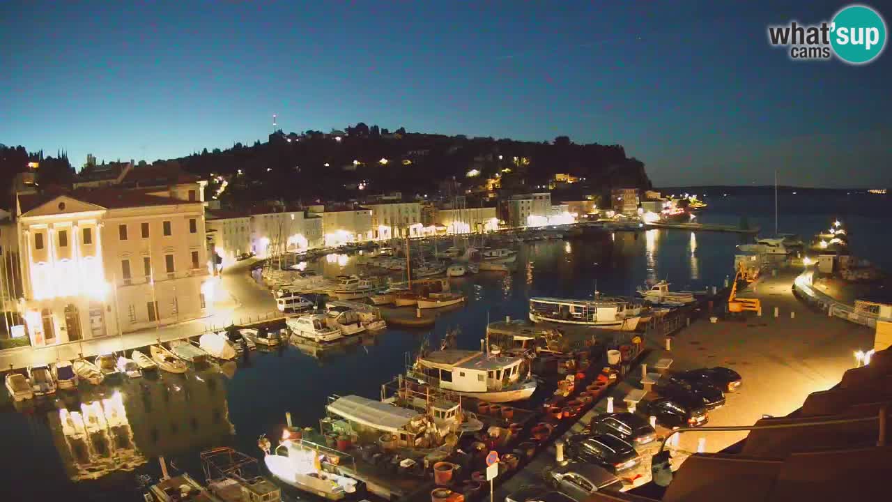 Live-Webcam aus Piran “Mandrač” – Erstaunliche Live-Ansicht von Villa Piranesi