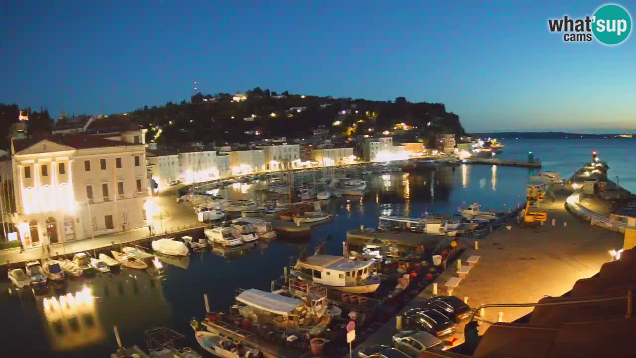 Live-Webcam aus Piran “Mandrač” – Erstaunliche Live-Ansicht von Villa Piranesi