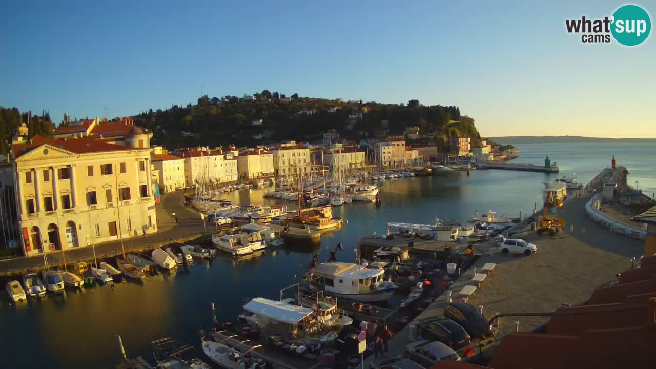 Live webcam from Piran “Mandrač” – Amazing live view from Villa Piranesi