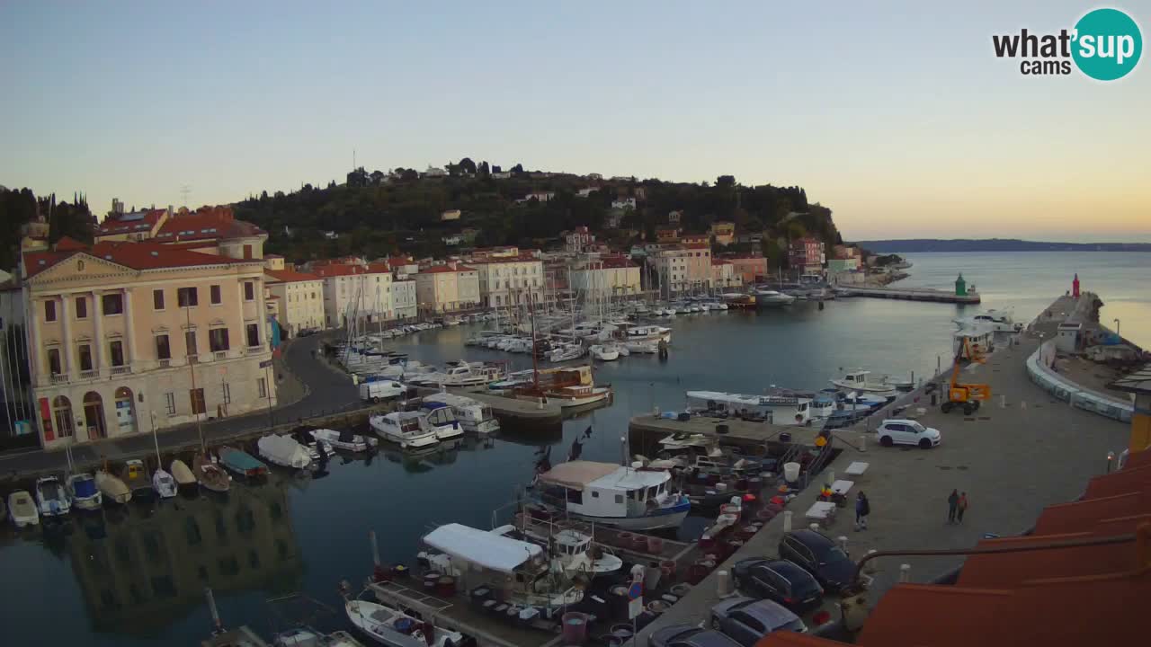 Cámara web en vivo desde Piran “Mandrač” – Increíble vista en vivo desde Villa Piranesi