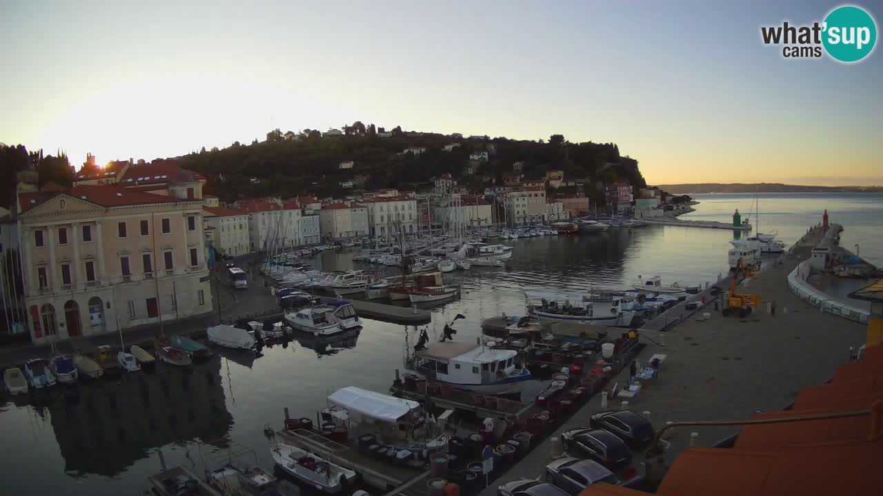 Cámara web en vivo desde Piran “Mandrač” – Increíble vista en vivo desde Villa Piranesi