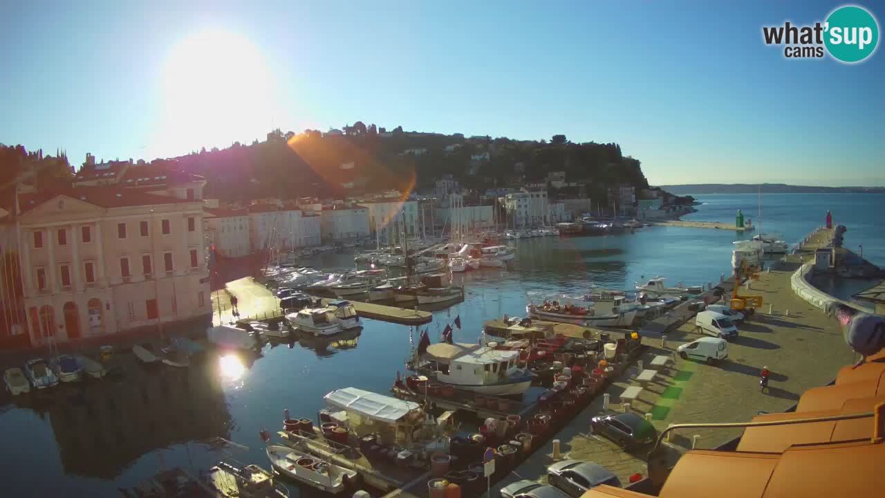Web kamera uživo iz Pirana “Mandrač” – Nevjerojatan pogled uživo iz Ville Piranesi