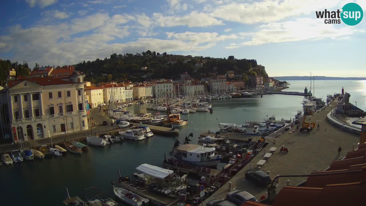 Live webcam from Piran “Mandrač” – Amazing live view from Villa Piranesi