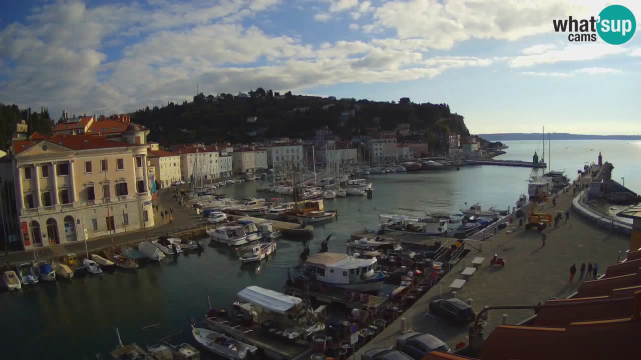 Cámara web en vivo desde Piran “Mandrač” – Increíble vista en vivo desde Villa Piranesi