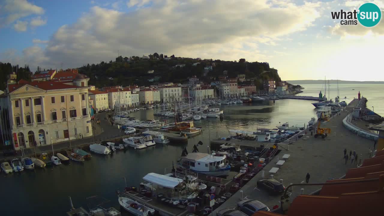 Live webcam from Piran “Mandrač” – Amazing live view from Villa Piranesi