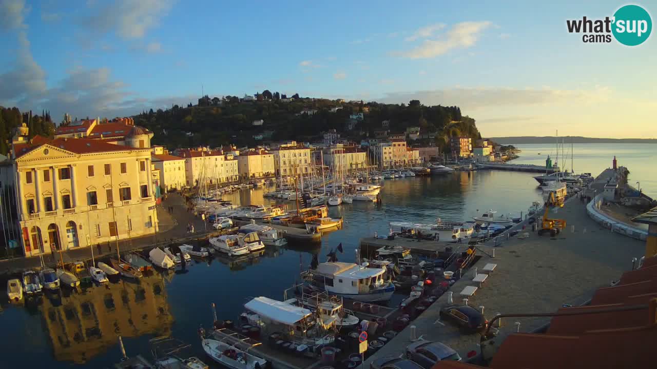 Cámara web en vivo desde Piran “Mandrač” – Increíble vista en vivo desde Villa Piranesi