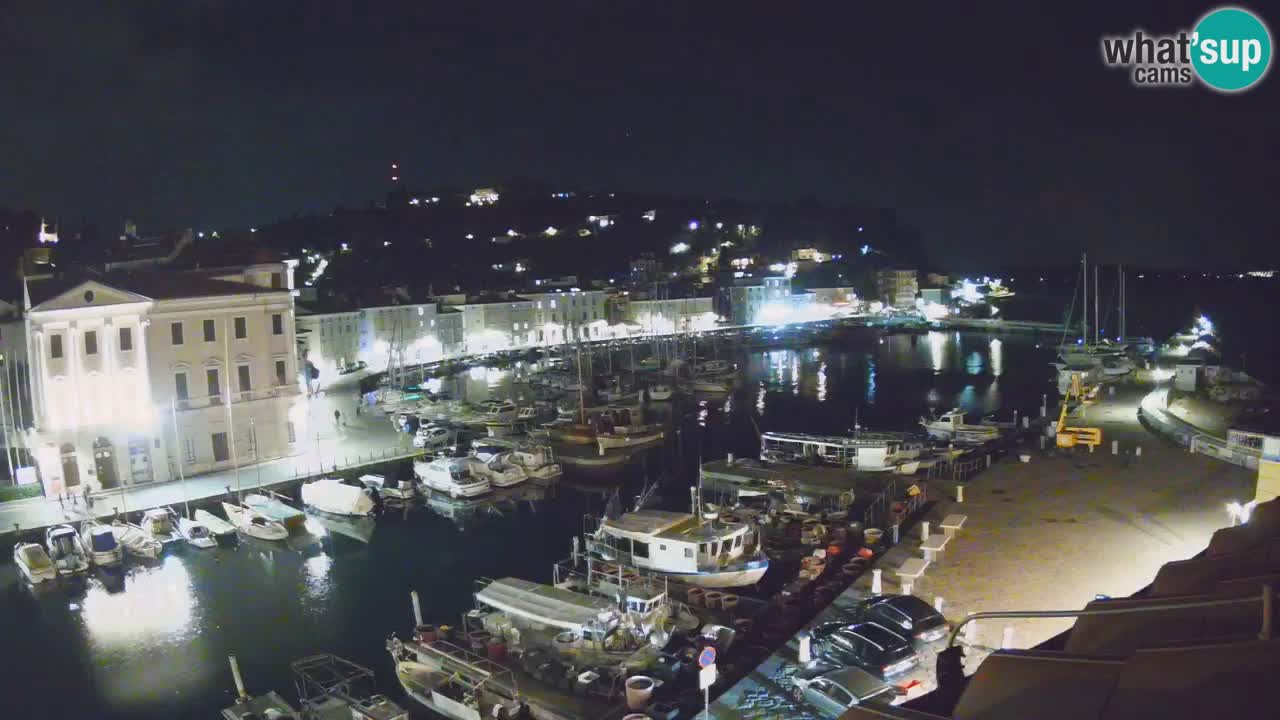 Live-Webcam aus Piran “Mandrač” – Erstaunliche Live-Ansicht von Villa Piranesi