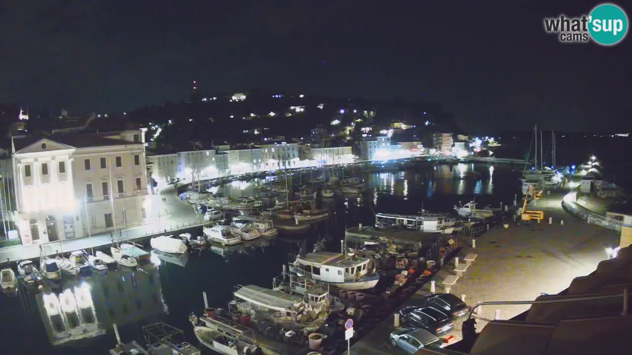 Live webcam da Pirano “Mandrač” – Splendida vista live da Villa Piranesi