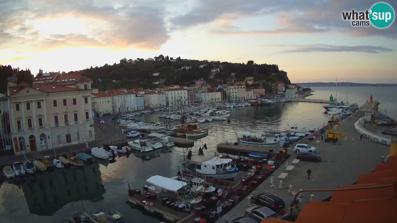 Live webcam from Piran “Mandrač” – Amazing live view from Villa Piranesi