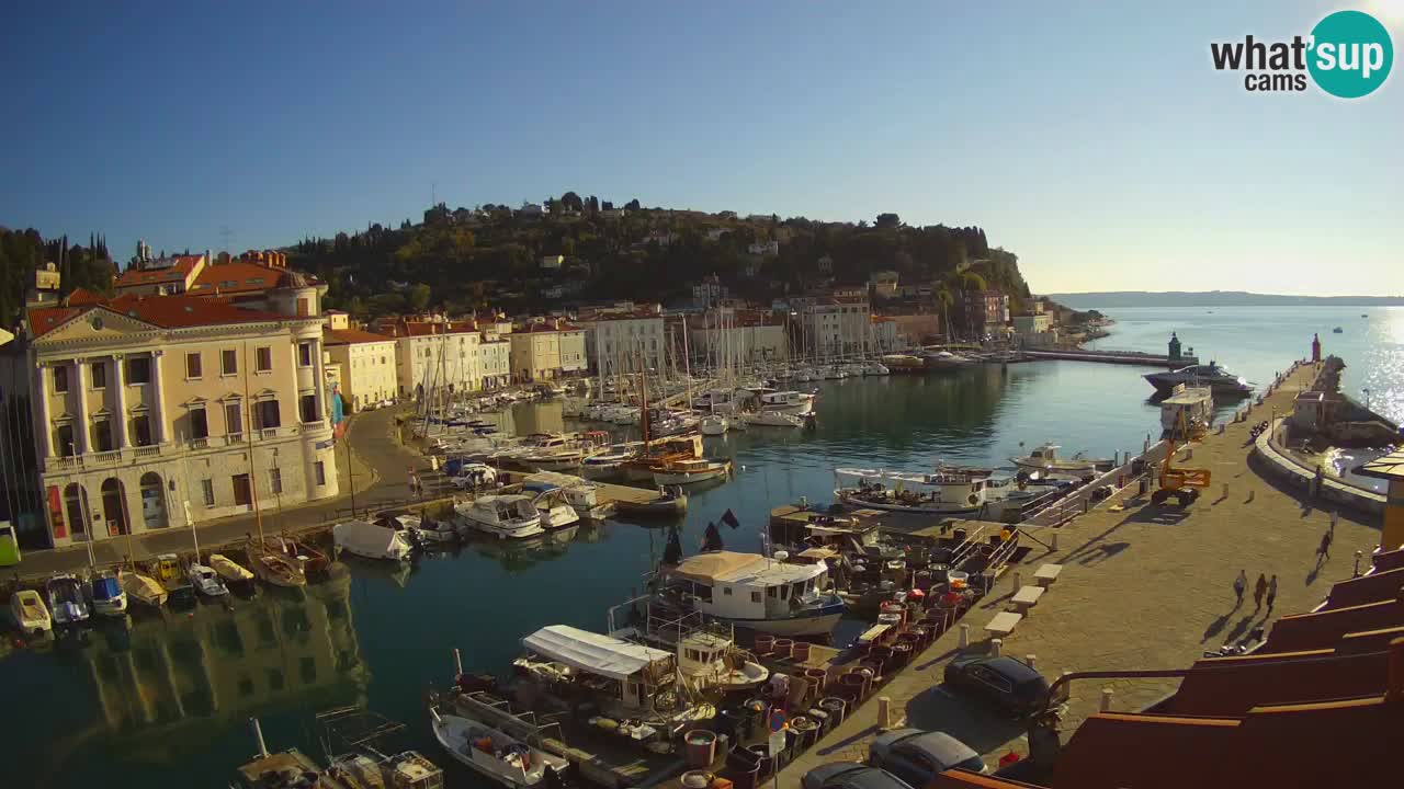 Cámara web en vivo desde Piran “Mandrač” – Increíble vista en vivo desde Villa Piranesi