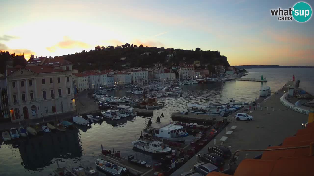 Live-Webcam aus Piran “Mandrač” – Erstaunliche Live-Ansicht von Villa Piranesi