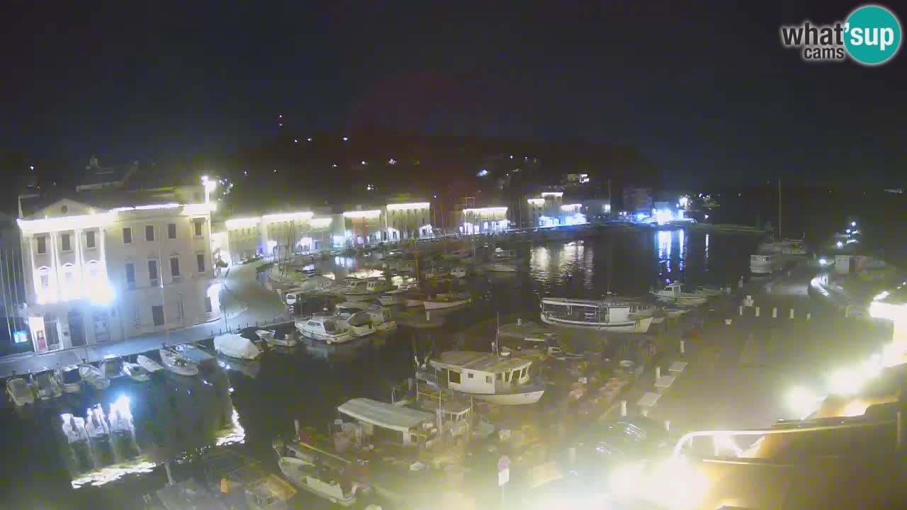 Webcam en direct de Piran “Mandrač” – Incroyable vue en direct de la Villa Piranesi