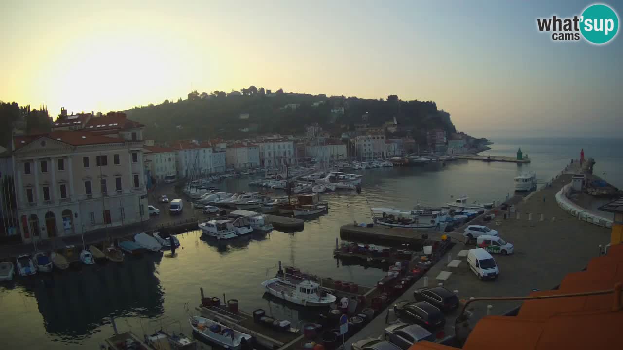Live webcam from Piran “Mandrač” – Amazing live view from Villa Piranesi