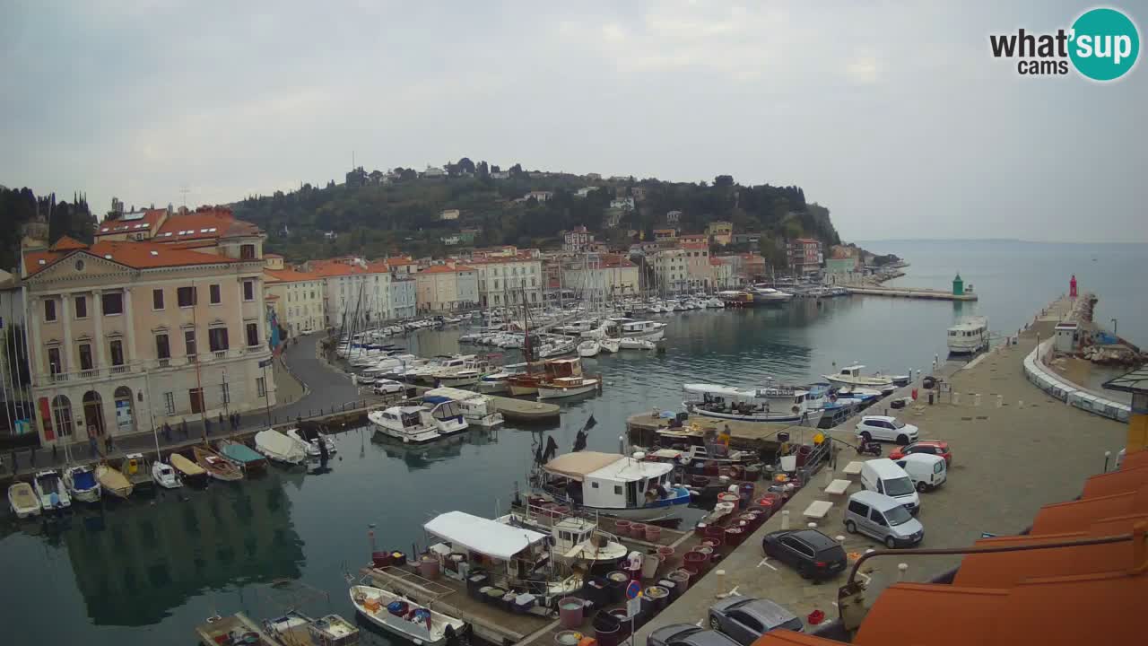 Cámara web en vivo desde Piran “Mandrač” – Increíble vista en vivo desde Villa Piranesi