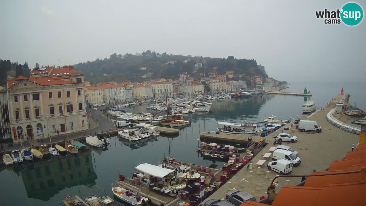 Cámara web en vivo desde Piran “Mandrač” – Increíble vista en vivo desde Villa Piranesi