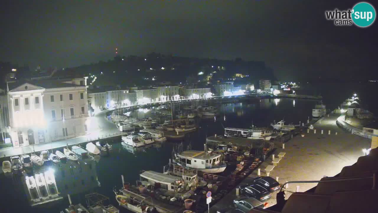 Live webcam da Pirano “Mandrač” – Splendida vista live da Villa Piranesi