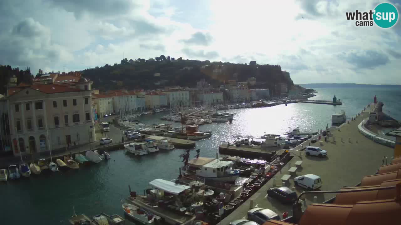 Cámara web en vivo desde Piran “Mandrač” – Increíble vista en vivo desde Villa Piranesi