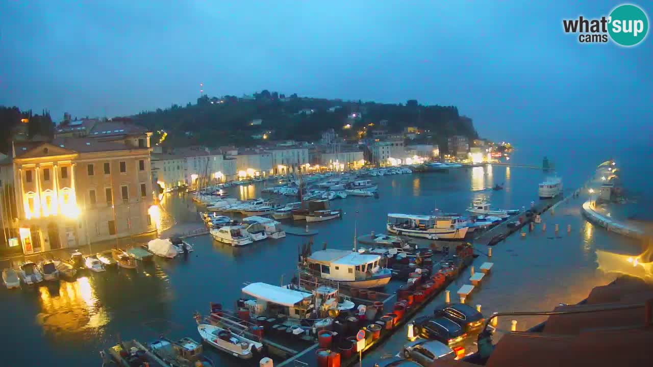 Cámara web en vivo desde Piran “Mandrač” – Increíble vista en vivo desde Villa Piranesi