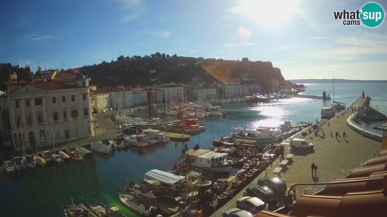 Cámara web en vivo desde Piran “Mandrač” – Increíble vista en vivo desde Villa Piranesi