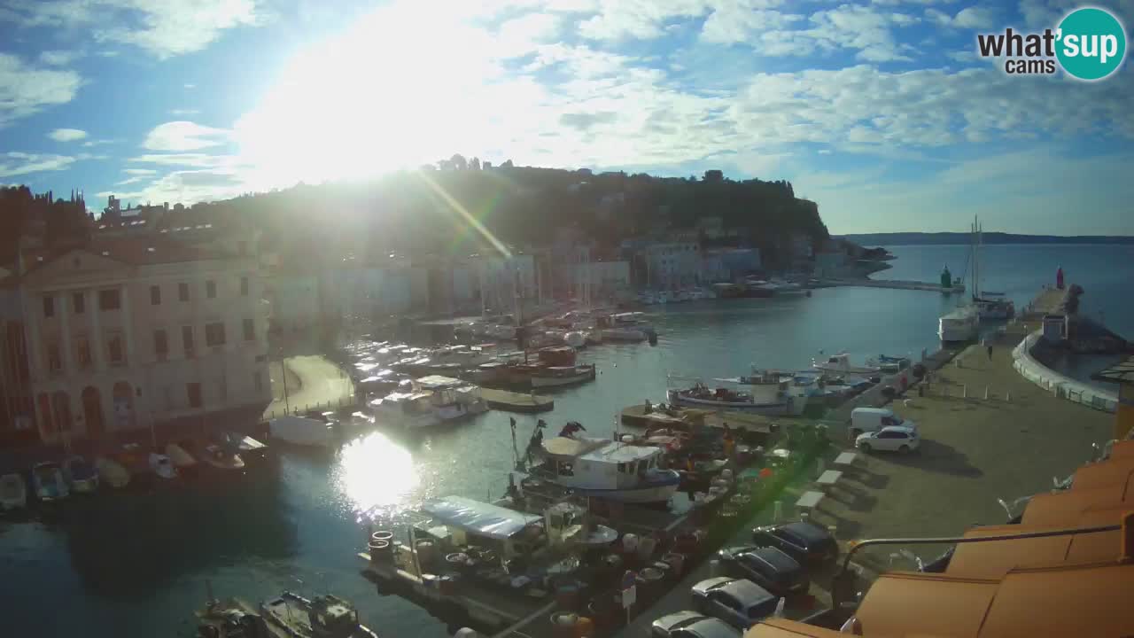 Cámara web en vivo desde Piran “Mandrač” – Increíble vista en vivo desde Villa Piranesi