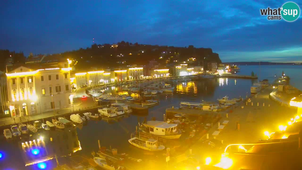 Live webcam from Piran “Mandrač” – Amazing live view from Villa Piranesi