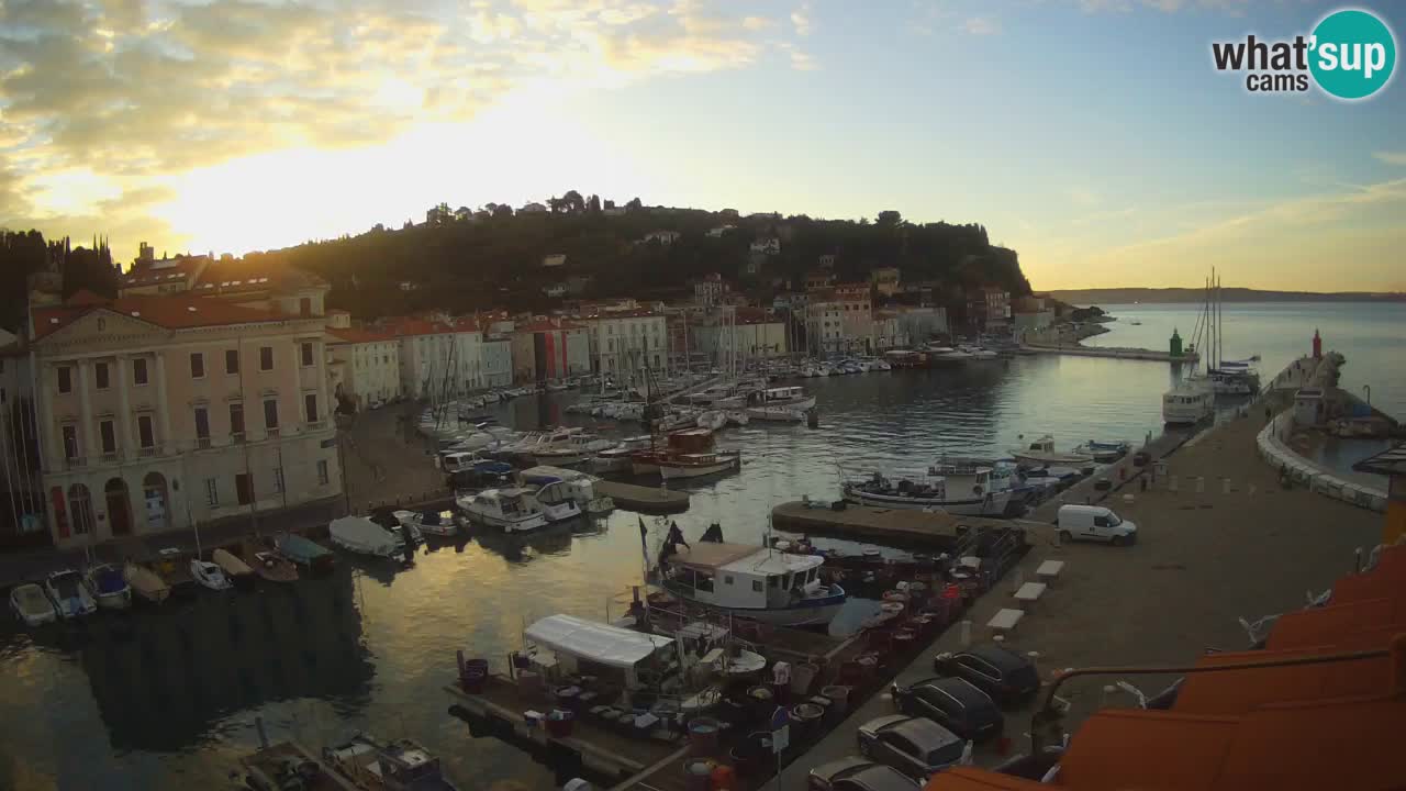 Iz Pirana Spletna kamera v živo “Mandrač” – Neverjeten pogled v živo iz Vile Piranesi