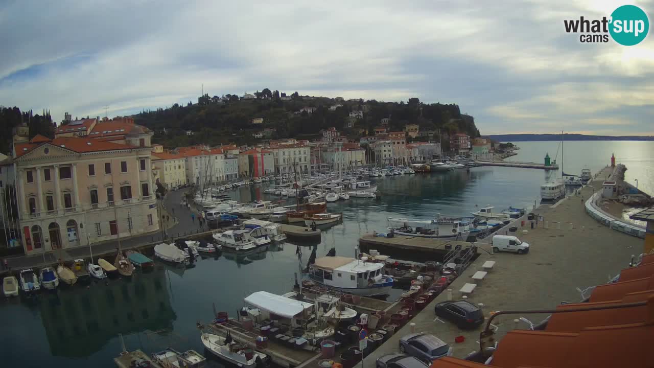 Cámara web en vivo desde Piran “Mandrač” – Increíble vista en vivo desde Villa Piranesi