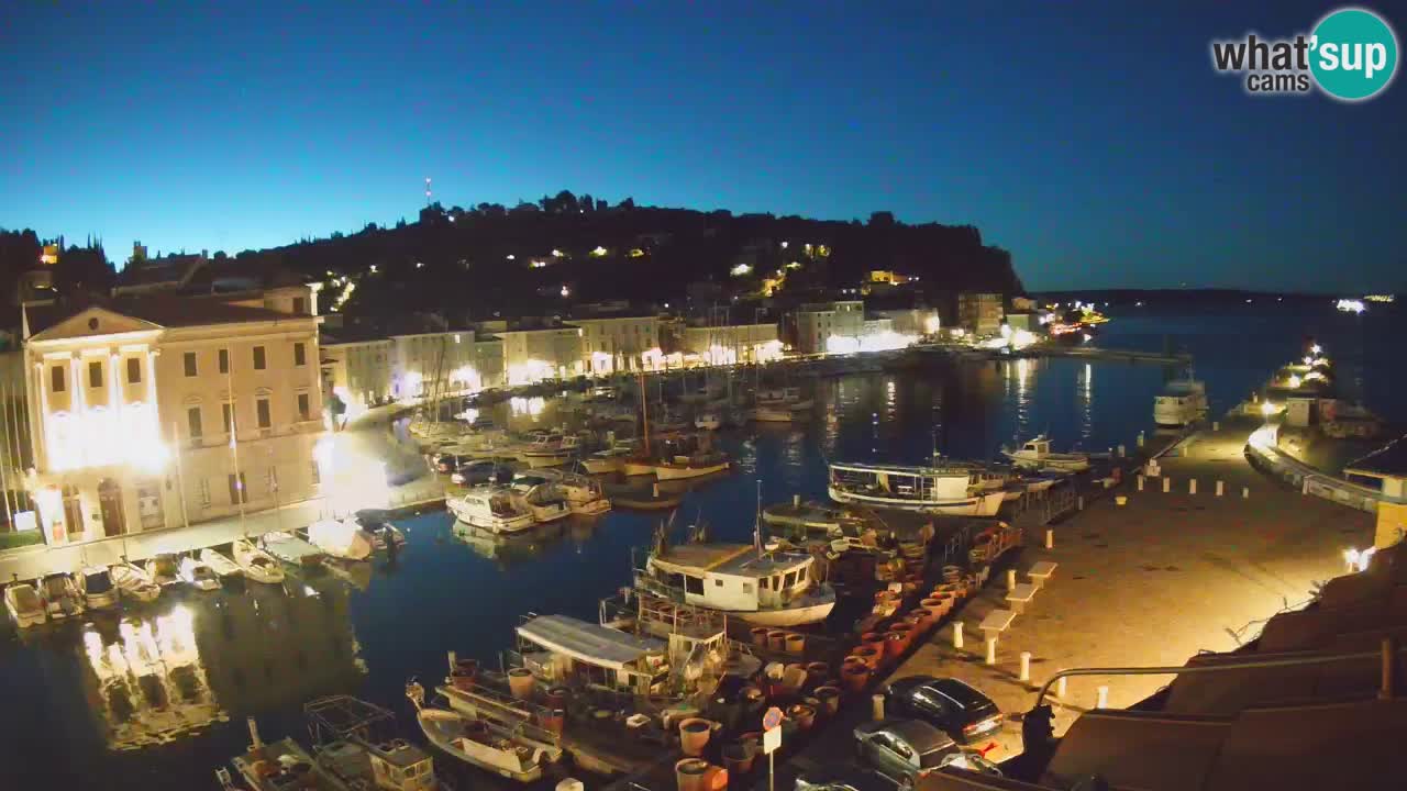 Live-Webcam aus Piran “Mandrač” – Erstaunliche Live-Ansicht von Villa Piranesi