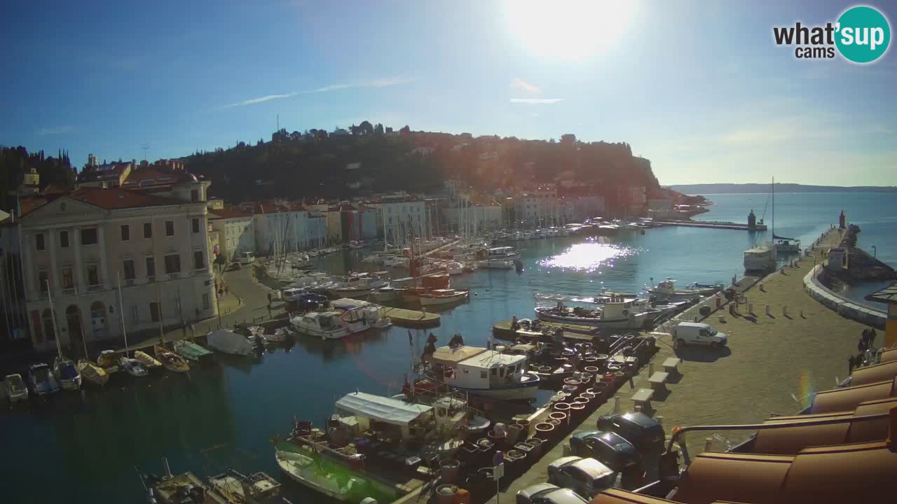 Live webcam from Piran “Mandrač” – Amazing live view from Villa Piranesi