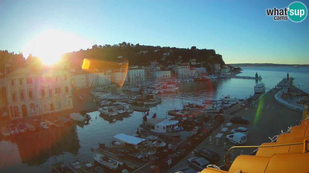 Cámara web en vivo desde Piran “Mandrač” – Increíble vista en vivo desde Villa Piranesi