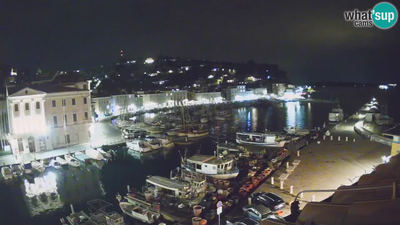 Live webcam da Pirano “Mandrač” – Splendida vista live da Villa Piranesi