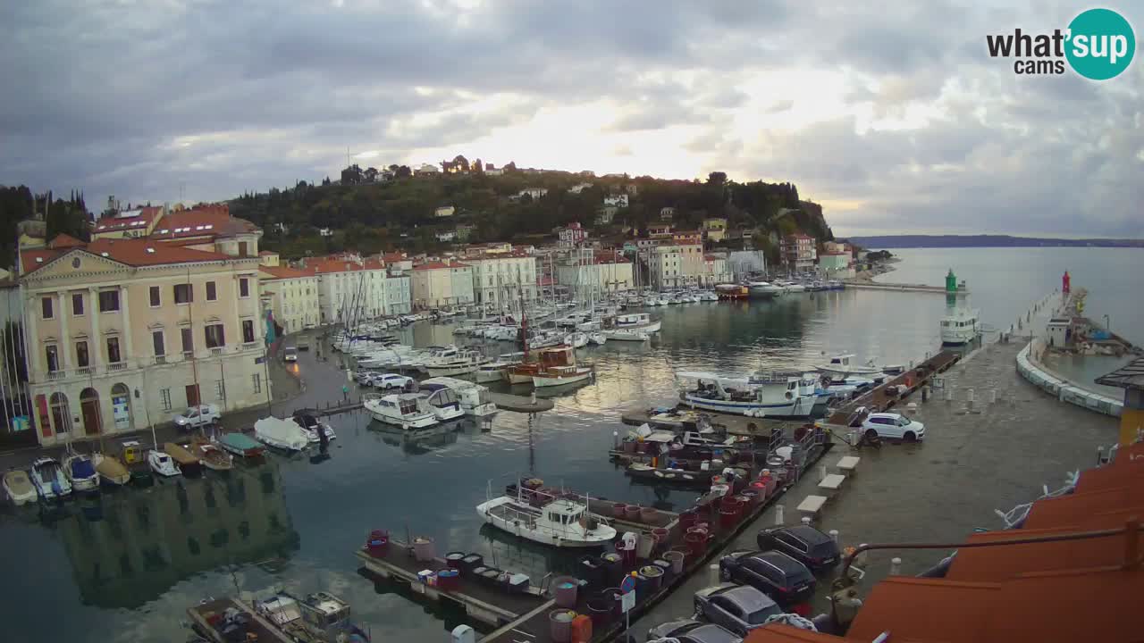 Cámara web en vivo desde Piran “Mandrač” – Increíble vista en vivo desde Villa Piranesi