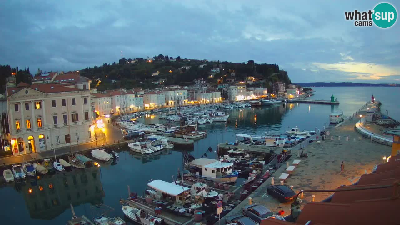 Web kamera uživo iz Pirana “Mandrač” – Nevjerojatan pogled uživo iz Ville Piranesi