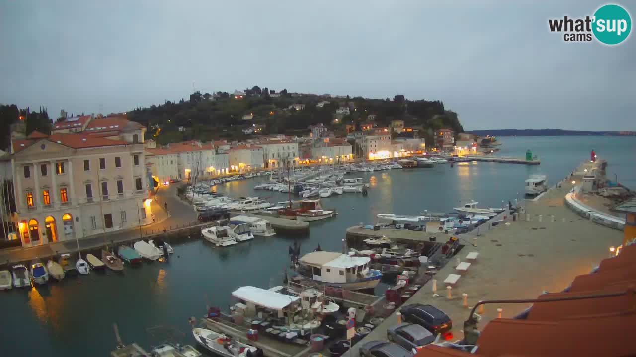 Cámara web en vivo desde Piran “Mandrač” – Increíble vista en vivo desde Villa Piranesi