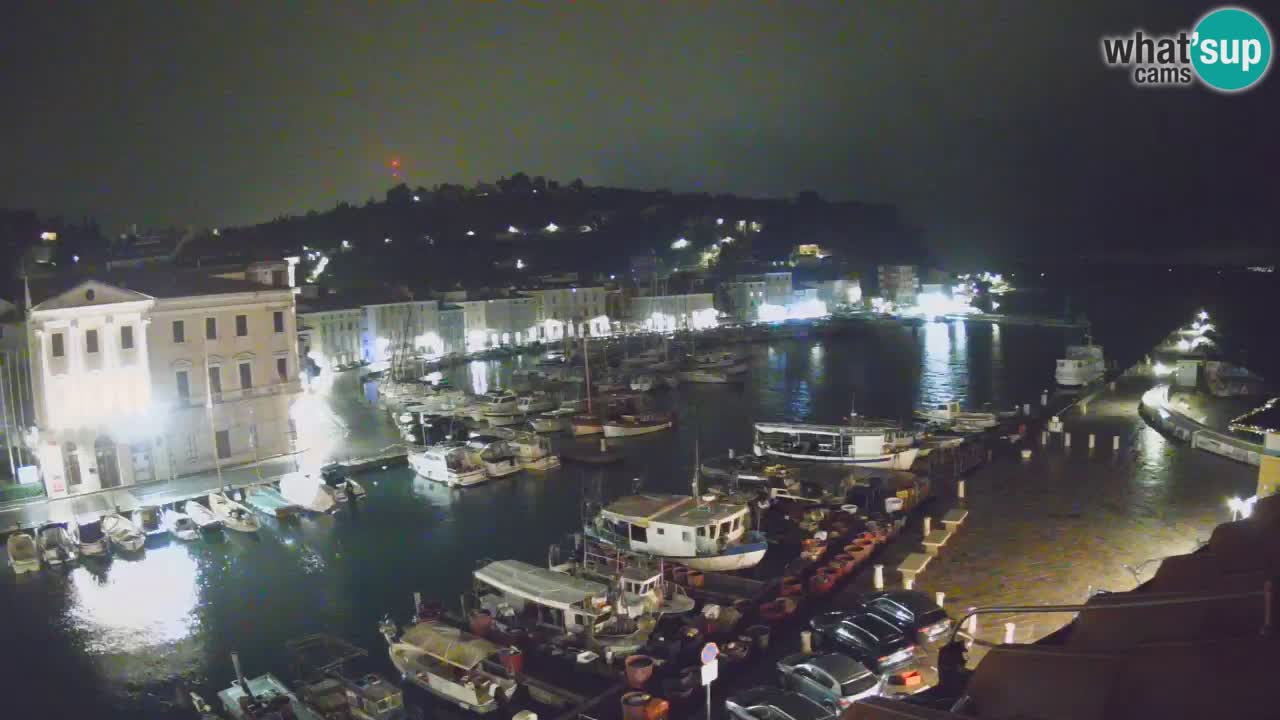 Live webcam da Pirano “Mandrač” – Splendida vista live da Villa Piranesi