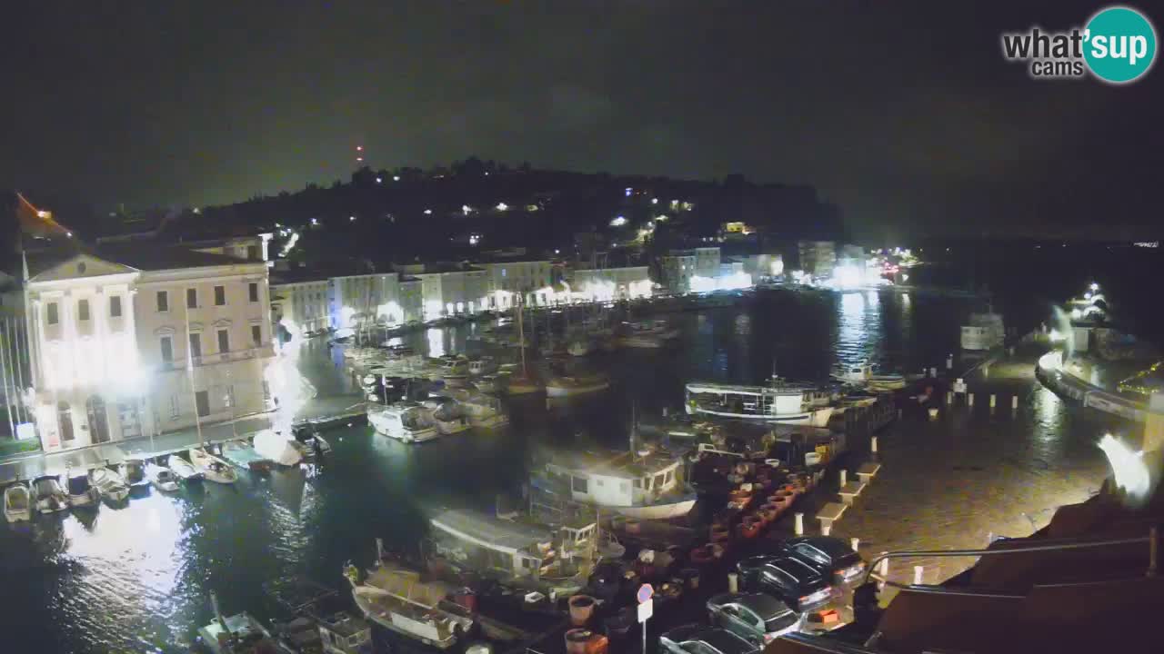 Live webcam da Pirano “Mandrač” – Splendida vista live da Villa Piranesi