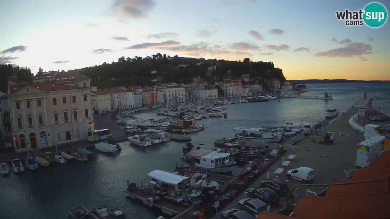 Cámara web en vivo desde Piran “Mandrač” – Increíble vista en vivo desde Villa Piranesi