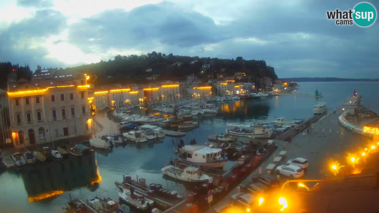 Web kamera uživo iz Pirana “Mandrač” – Nevjerojatan pogled uživo iz Ville Piranesi
