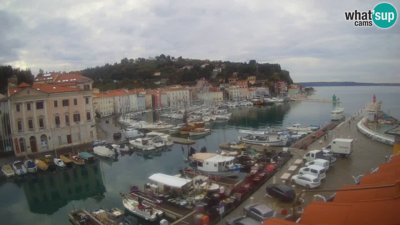 Live-Webcam aus Piran “Mandrač” – Erstaunliche Live-Ansicht von Villa Piranesi