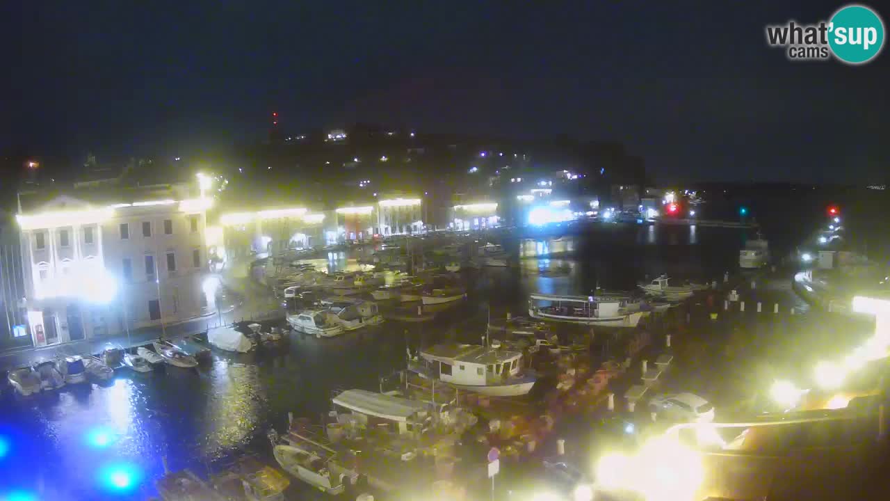 Webcam en direct de Piran “Mandrač” – Incroyable vue en direct de la Villa Piranesi