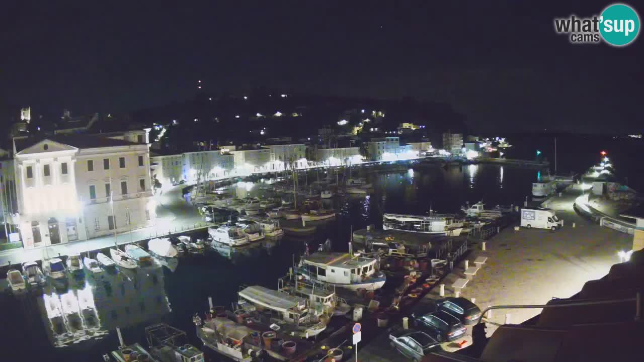Live webcam da Pirano “Mandrač” – Splendida vista live da Villa Piranesi
