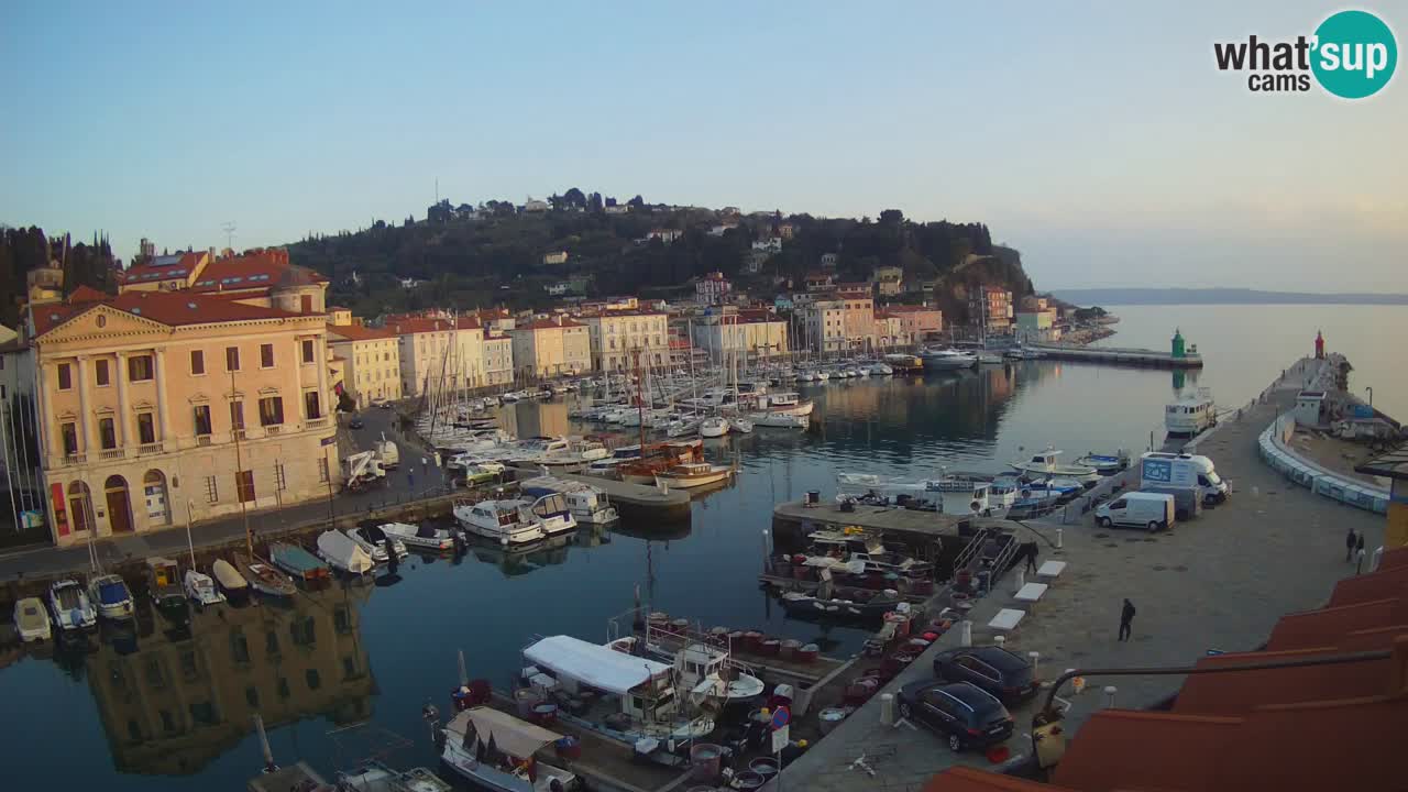 Live webcam from Piran “Mandrač” – Amazing live view from Villa Piranesi