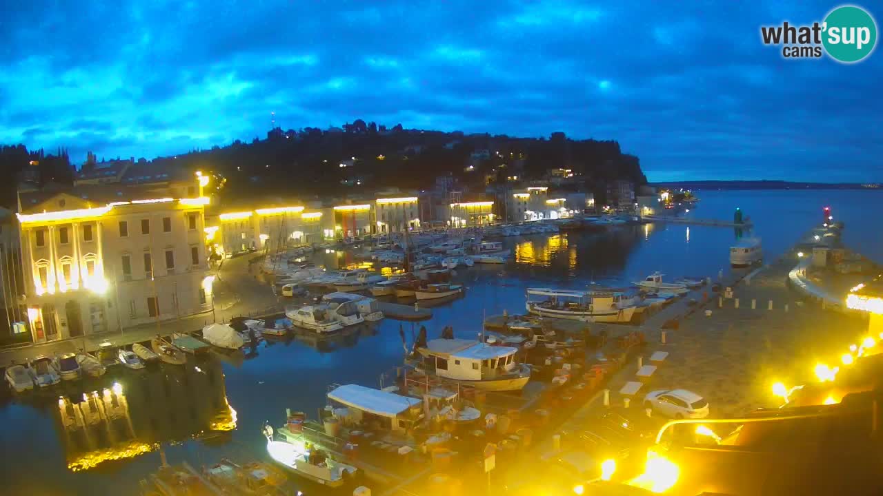 Live webcam from Piran “Mandrač” – Amazing live view from Villa Piranesi