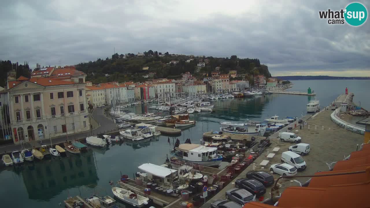 Cámara web en vivo desde Piran “Mandrač” – Increíble vista en vivo desde Villa Piranesi