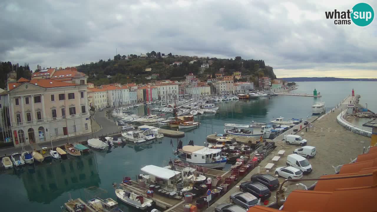 Cámara web en vivo desde Piran “Mandrač” – Increíble vista en vivo desde Villa Piranesi