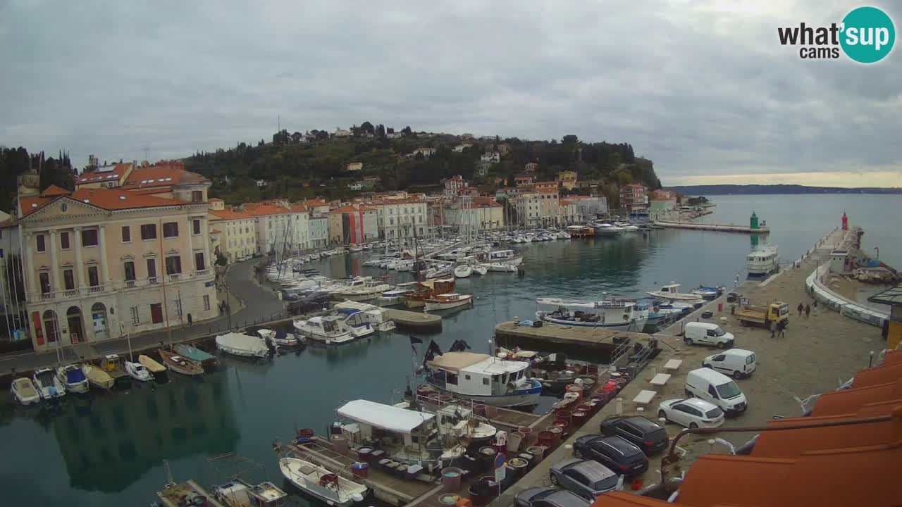 Live-Webcam aus Piran “Mandrač” – Erstaunliche Live-Ansicht von Villa Piranesi