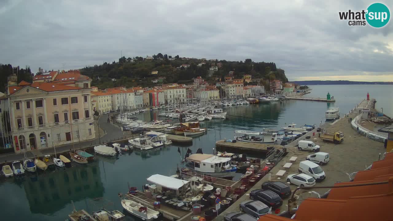 Cámara web en vivo desde Piran “Mandrač” – Increíble vista en vivo desde Villa Piranesi